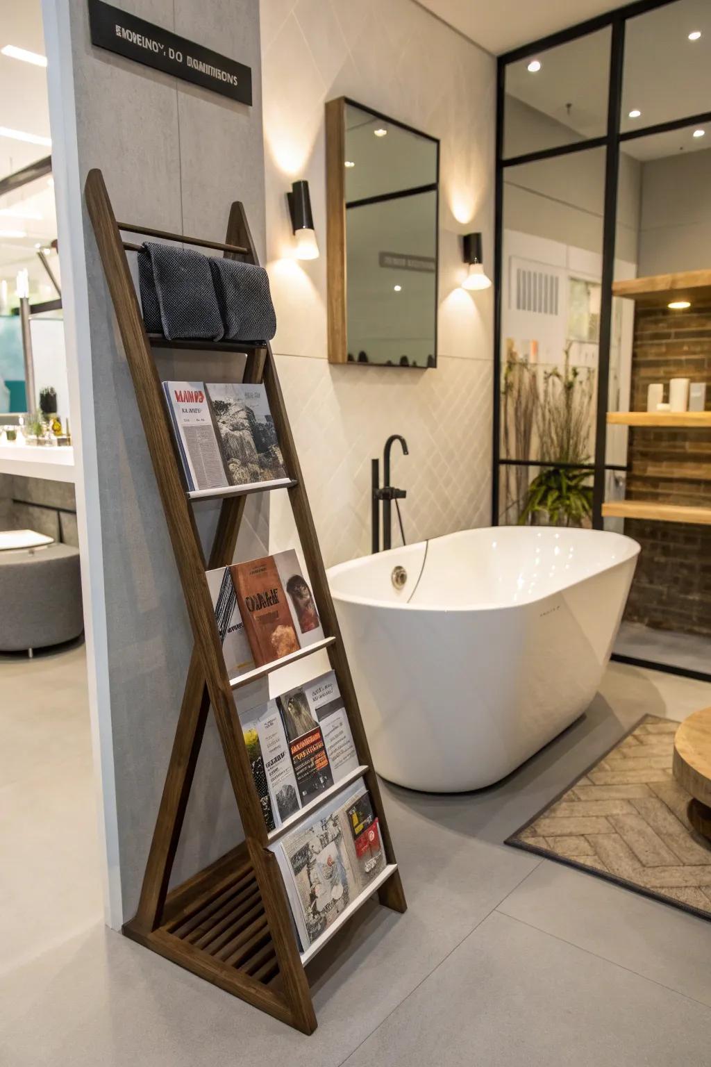 Artistic racks make a bold design statement.