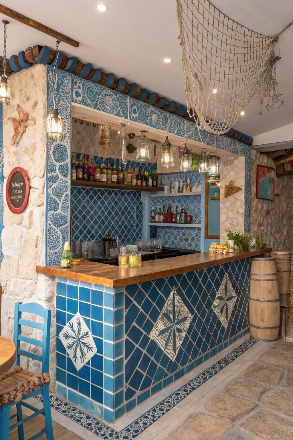 Escape to the seaside with a Mediterranean oasis.