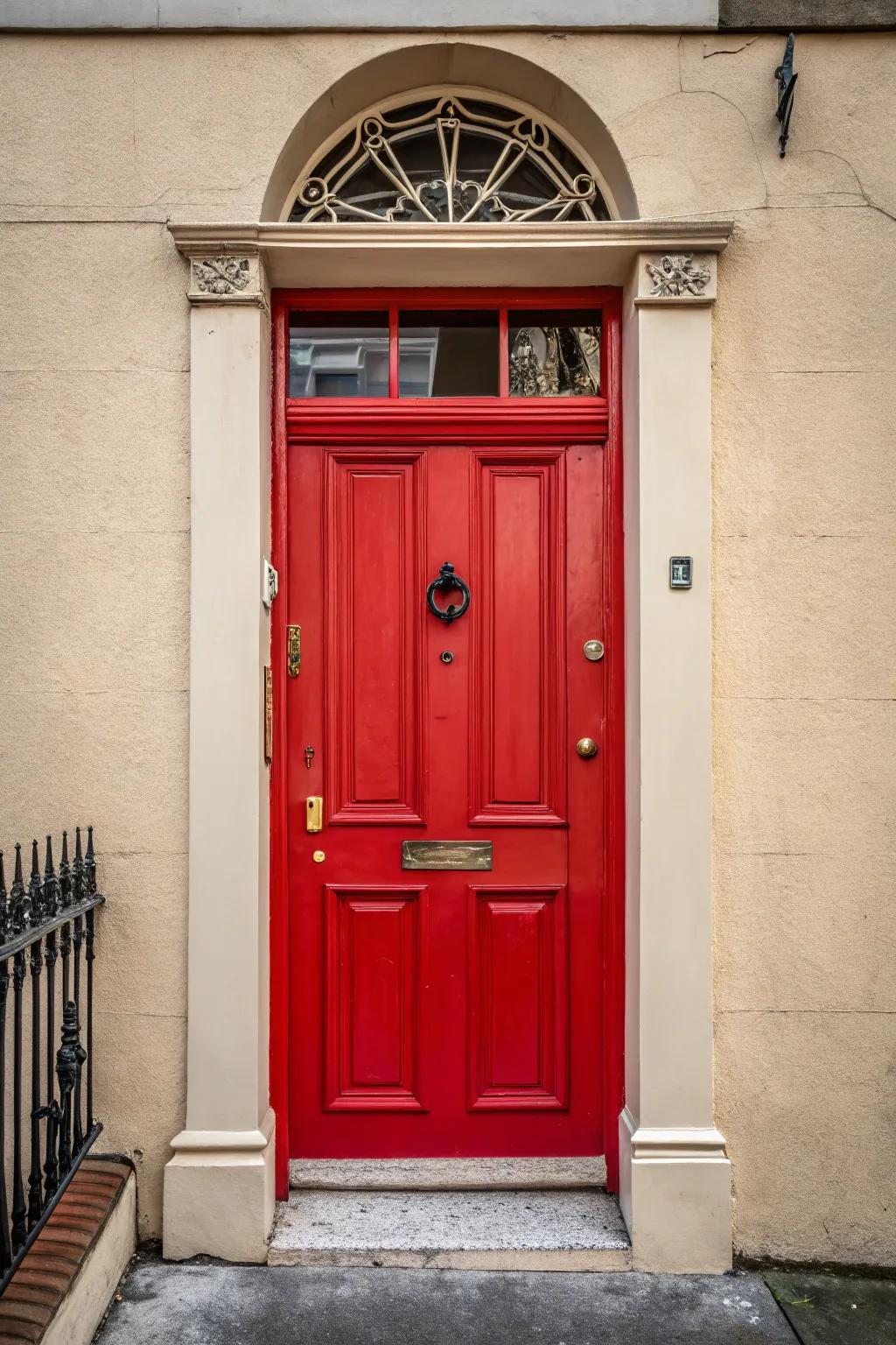 Lively colors add individuality and energy to your entrance.