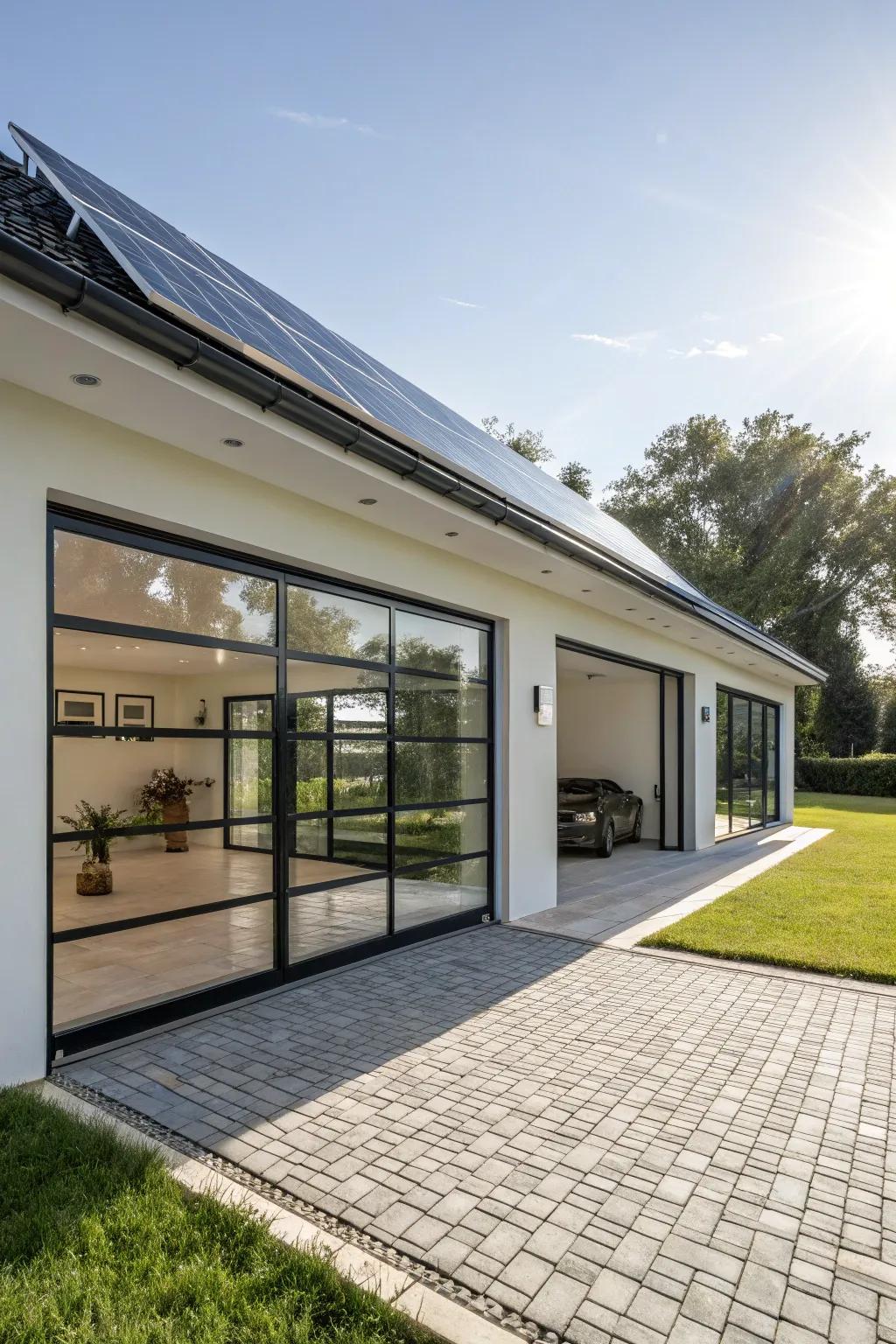 Make your modern garage more ecological.