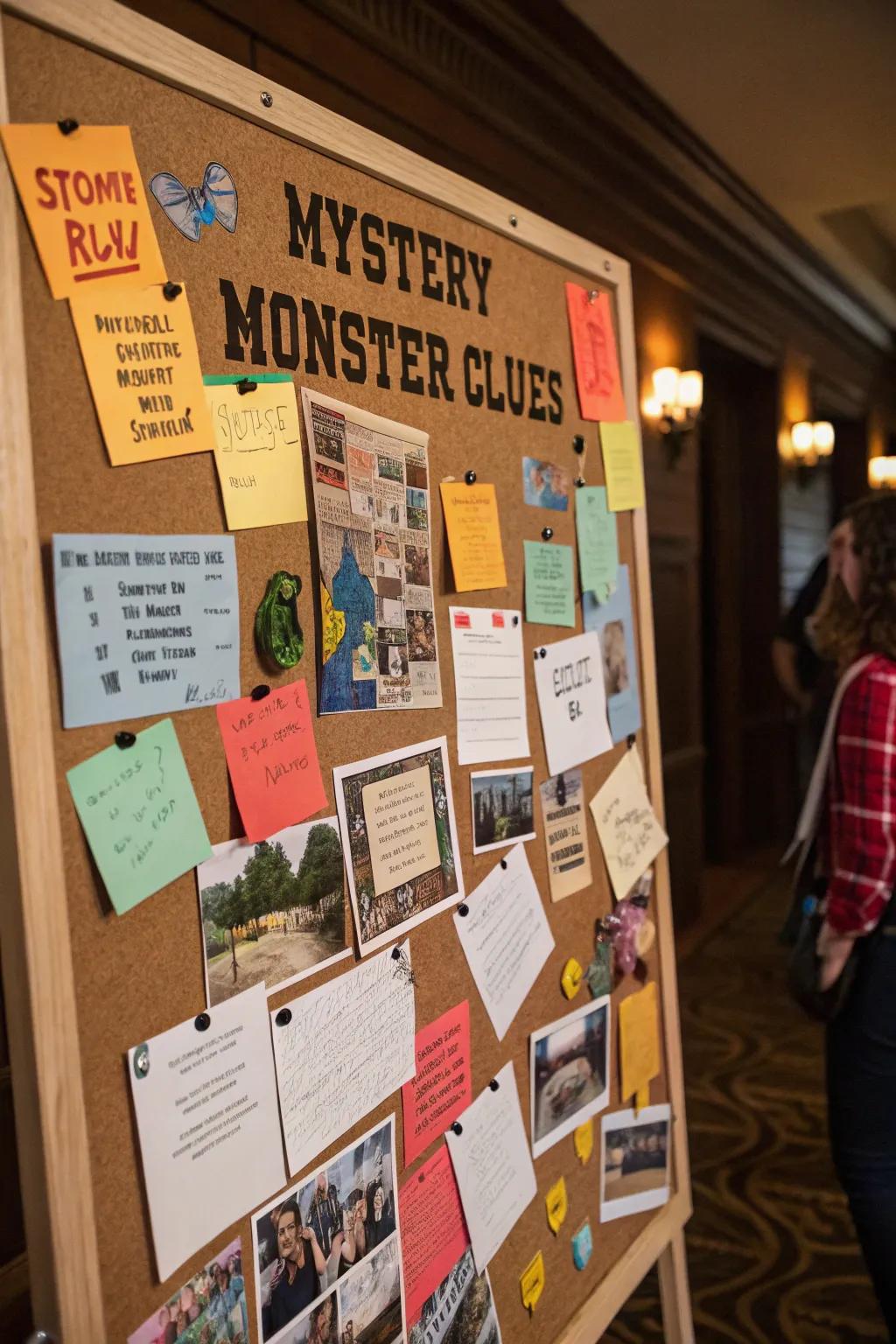 A mystery creature board that combines learning with playful investigation.
