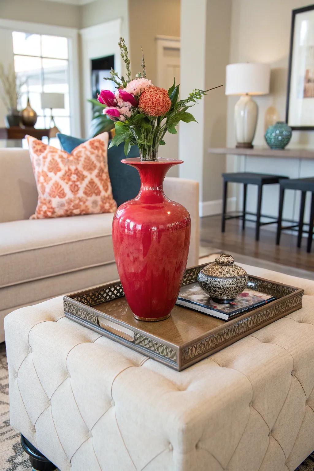 Express yourself with vibrant accents.