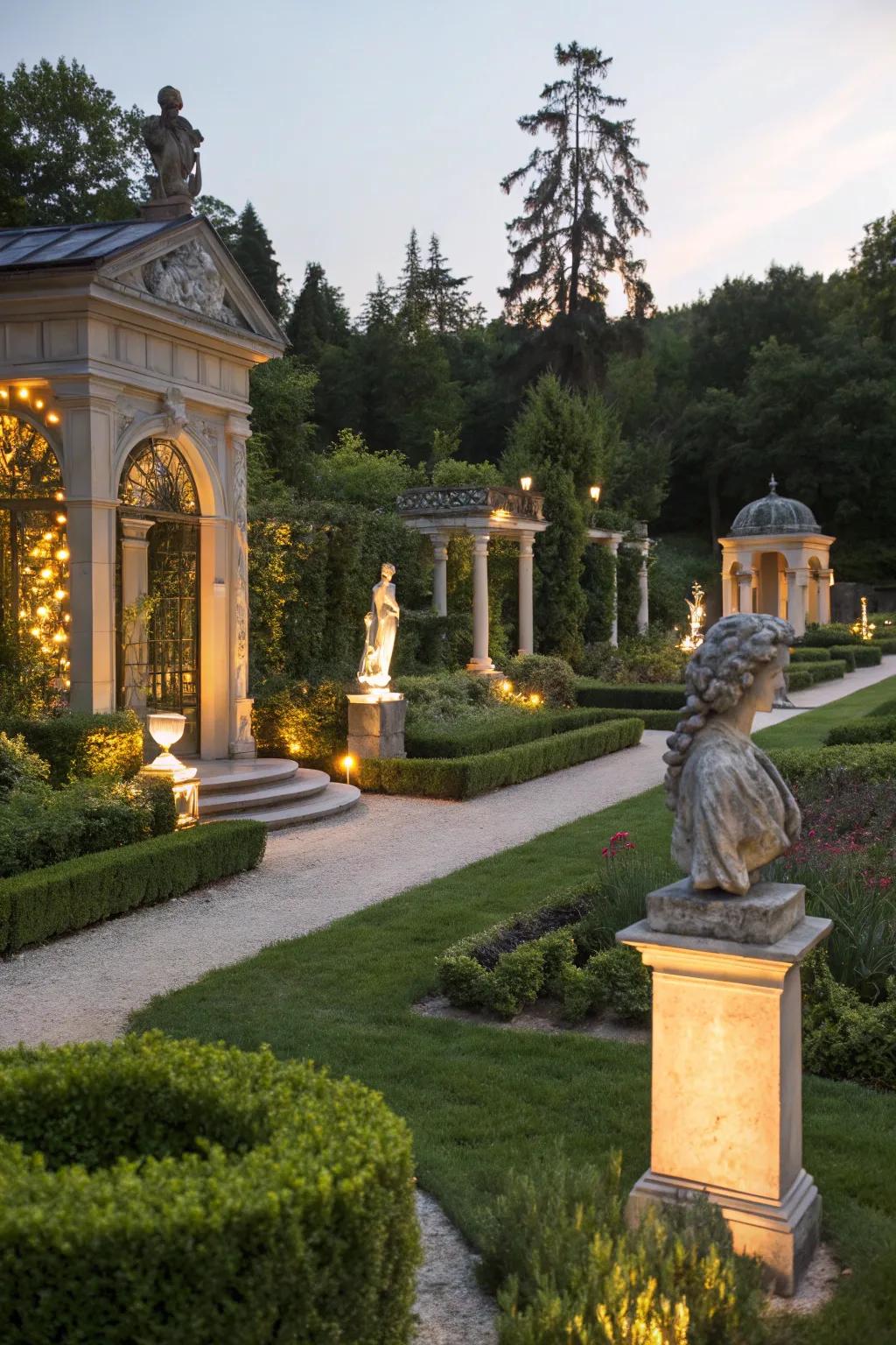 Emphasize the greatest qualities of your space using accent illumination.