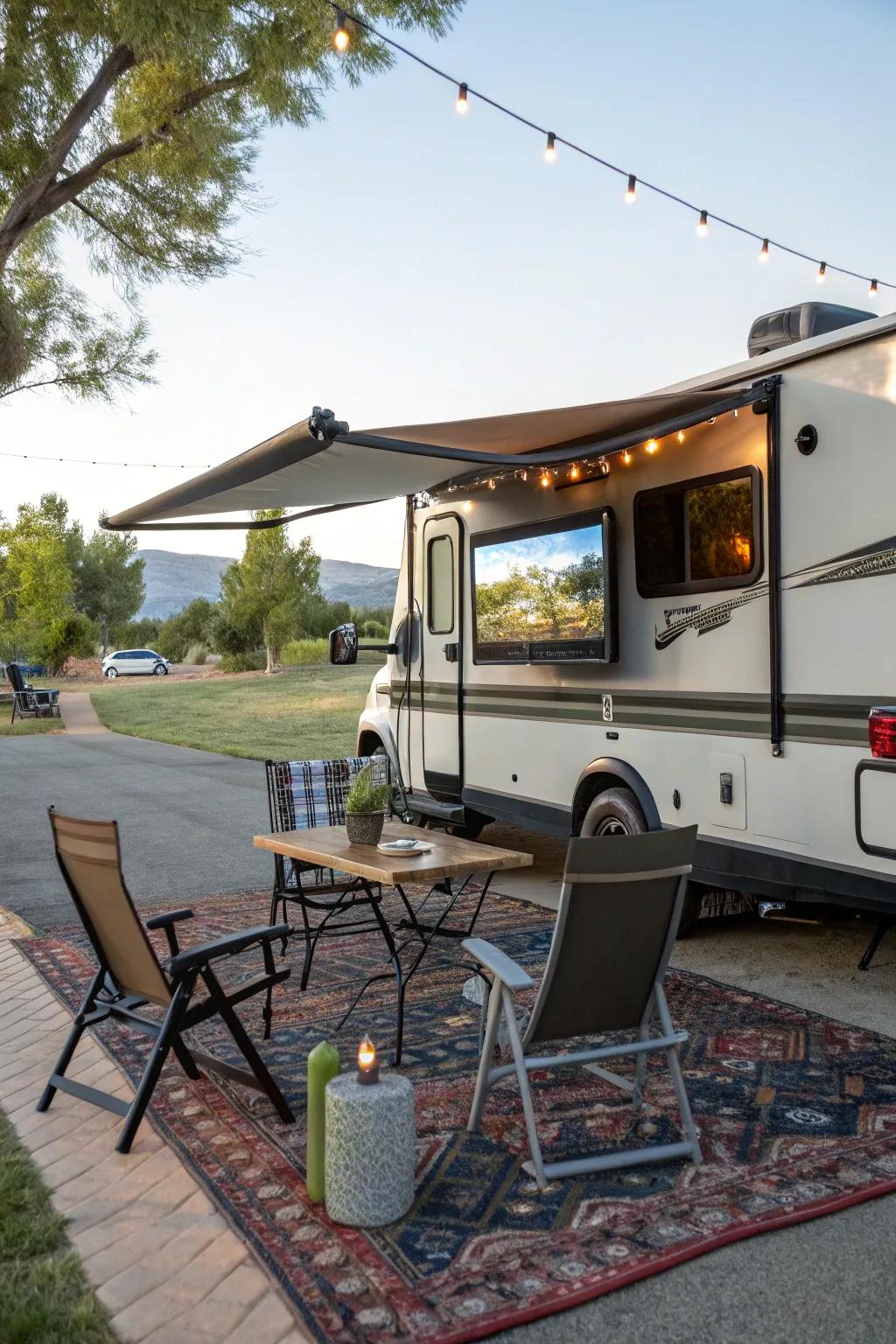 A motorhome TV mount brings entertainment wherever you go.
