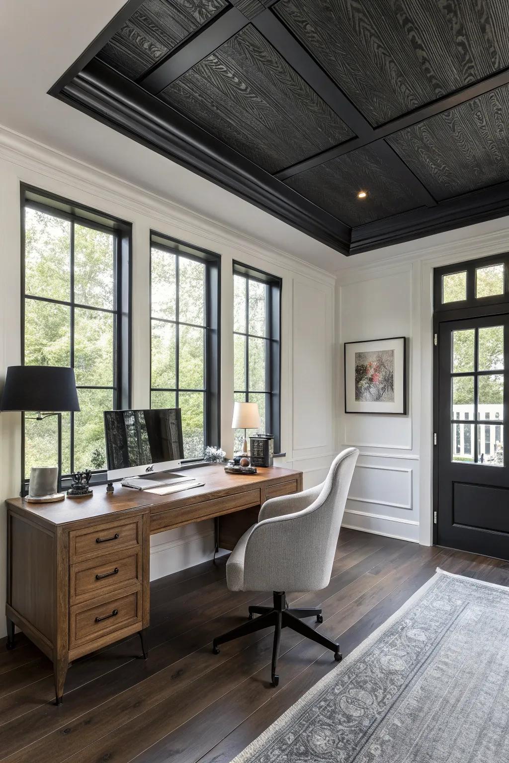 Elegant Black Ceilings