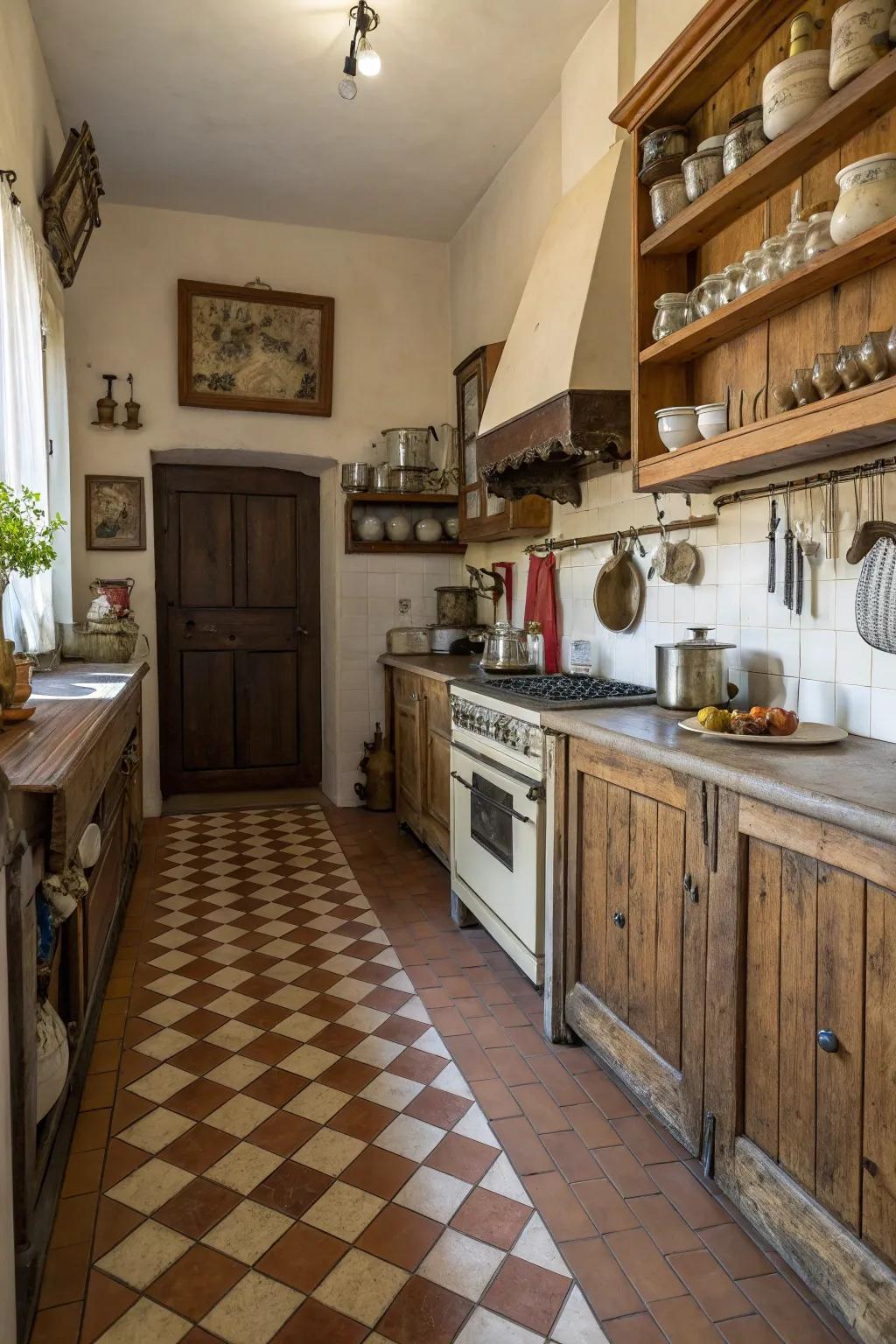 Country house appeal brings warmth and personality.