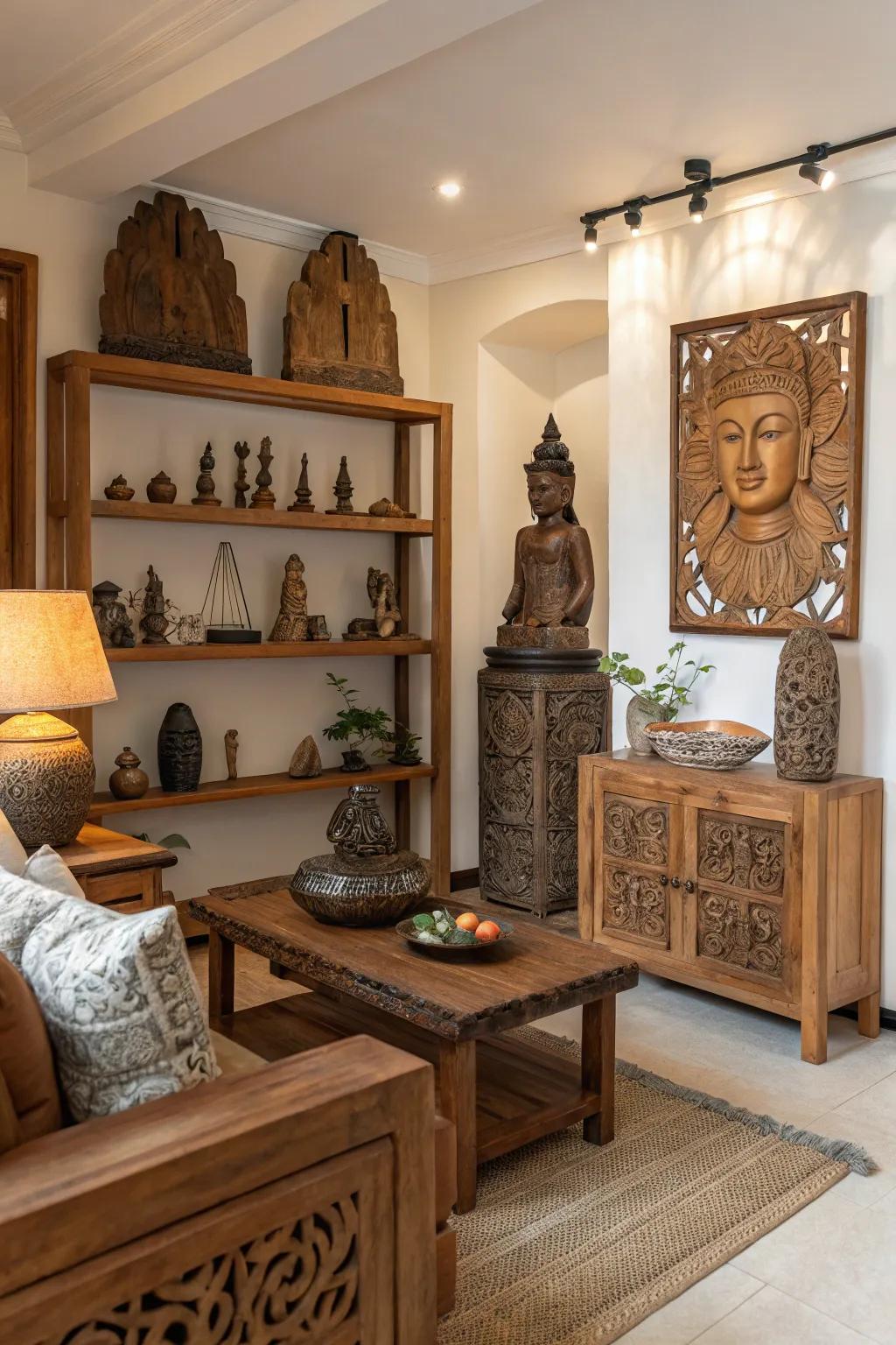 Hand-formed art adds a unique and personal touch.