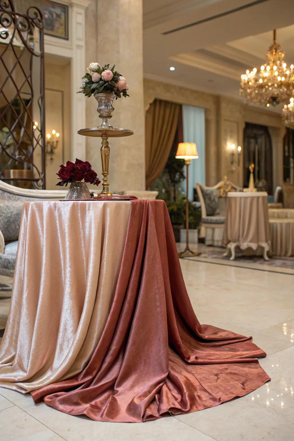 Draping fabric can really bring that touch of luxury and elegance to your displays.
