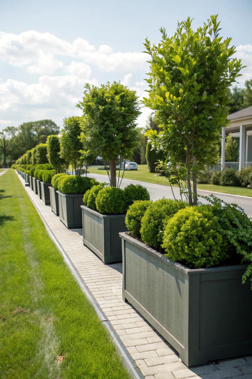 Kaleidoscopic upright plotters fashioning a distinctive and area-saving divider.