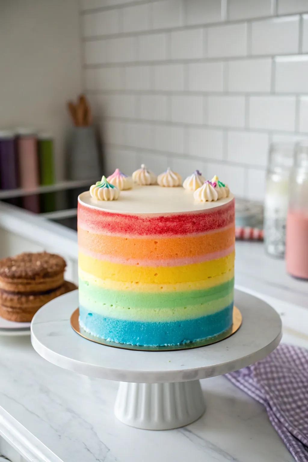 The ombre manifestation proffers a graceful and sophisticated blueprint.