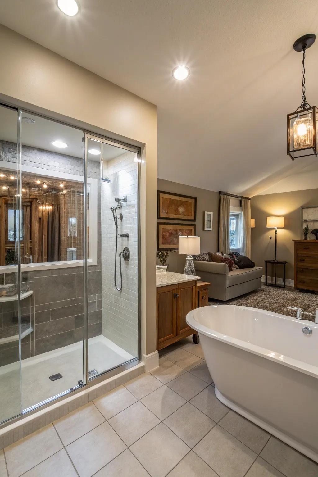 A bathroom addition enhances convenience and home value.