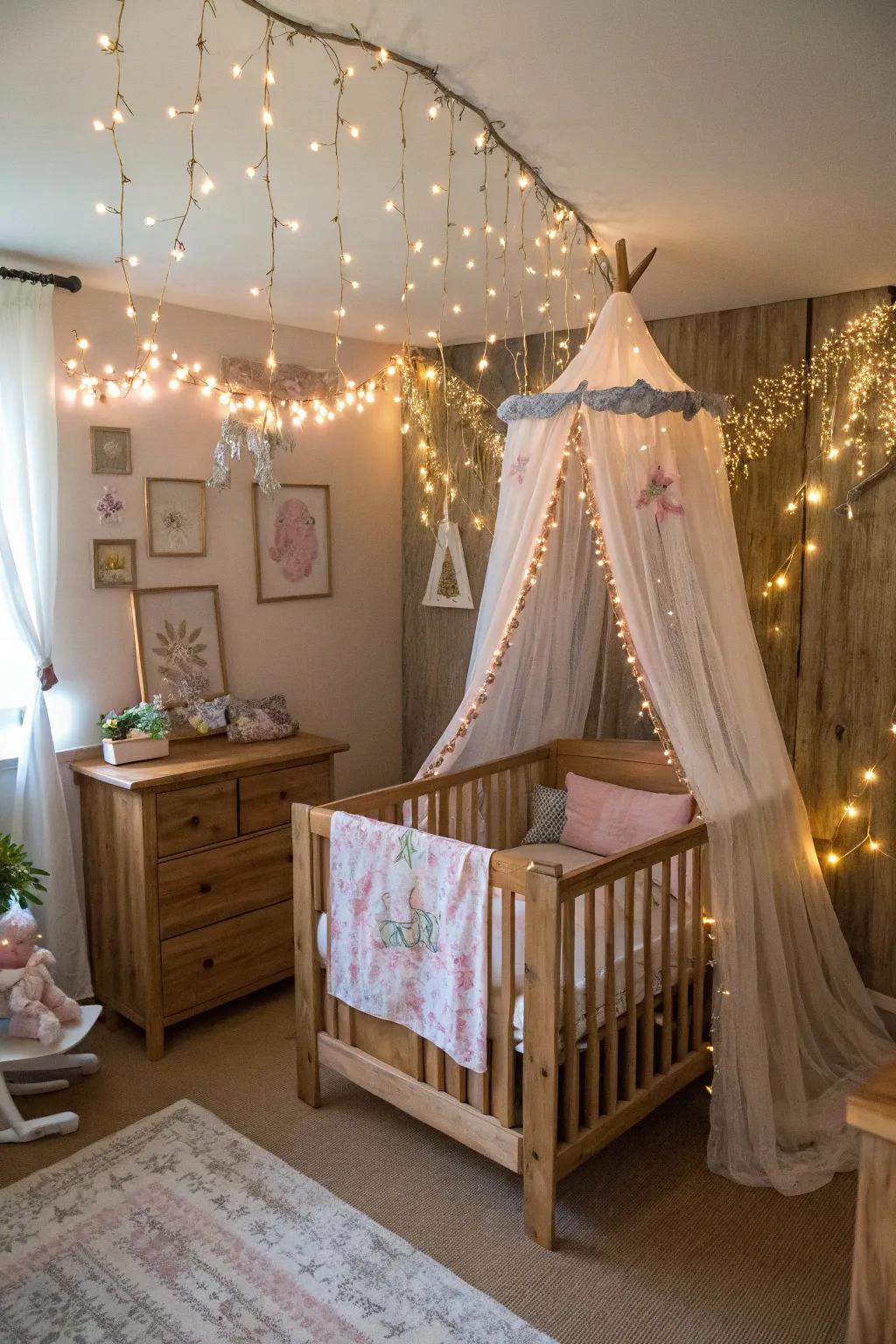 Quaint components conjure a magical ambiance.