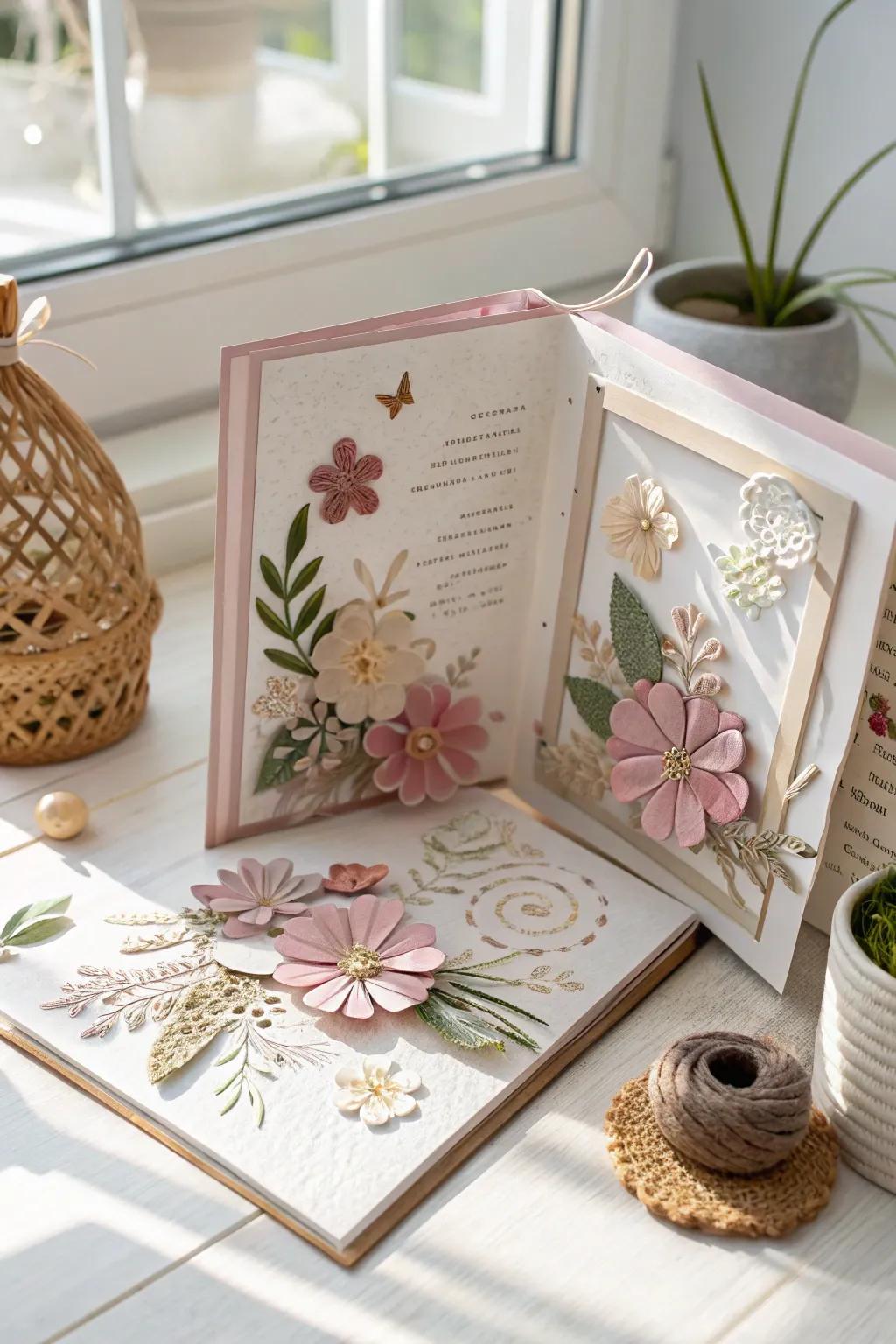 Animate your scrapbook using captivating three-dimensional elevating components that surprise and delight.