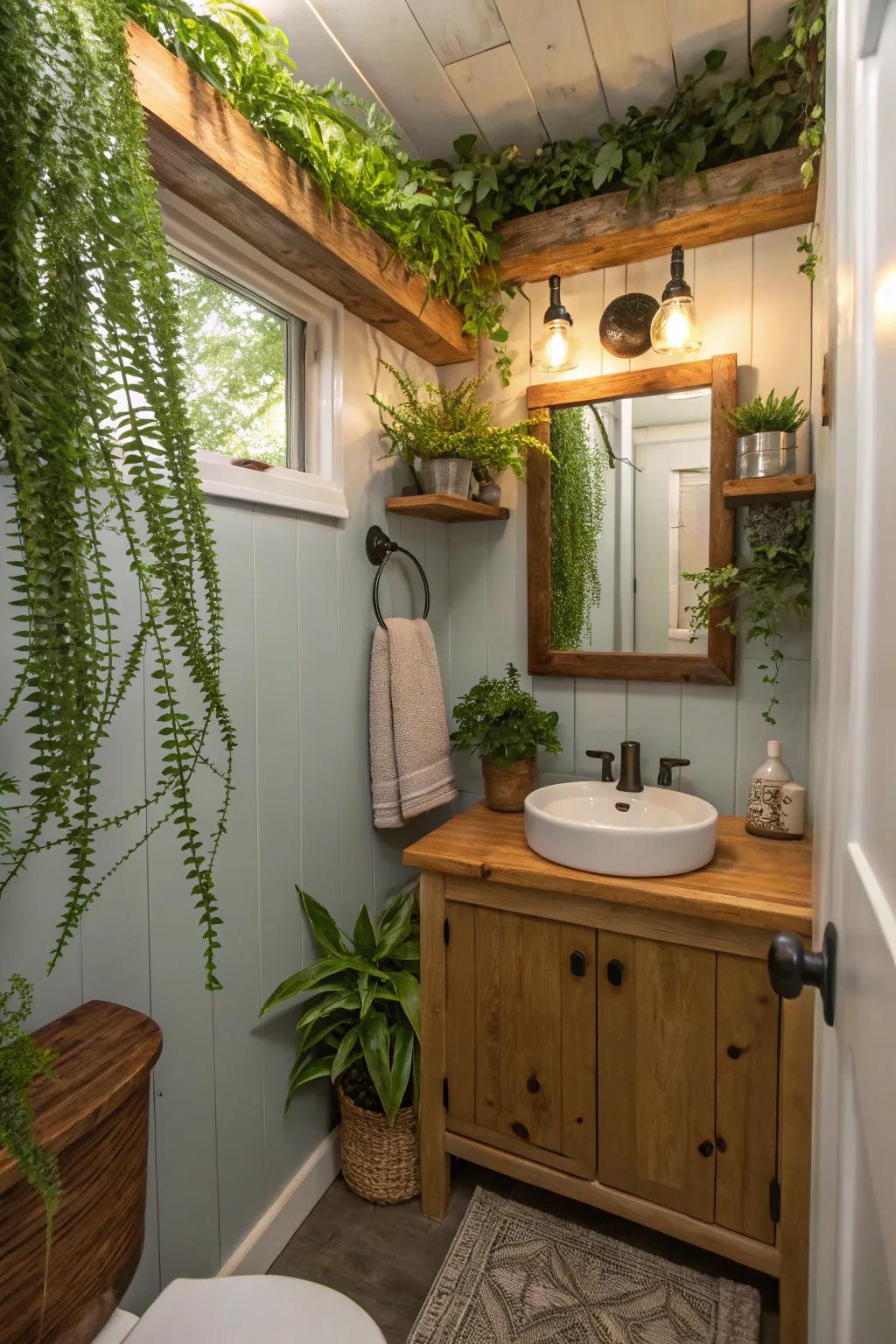 Genuine features offer warmth and tranquility.