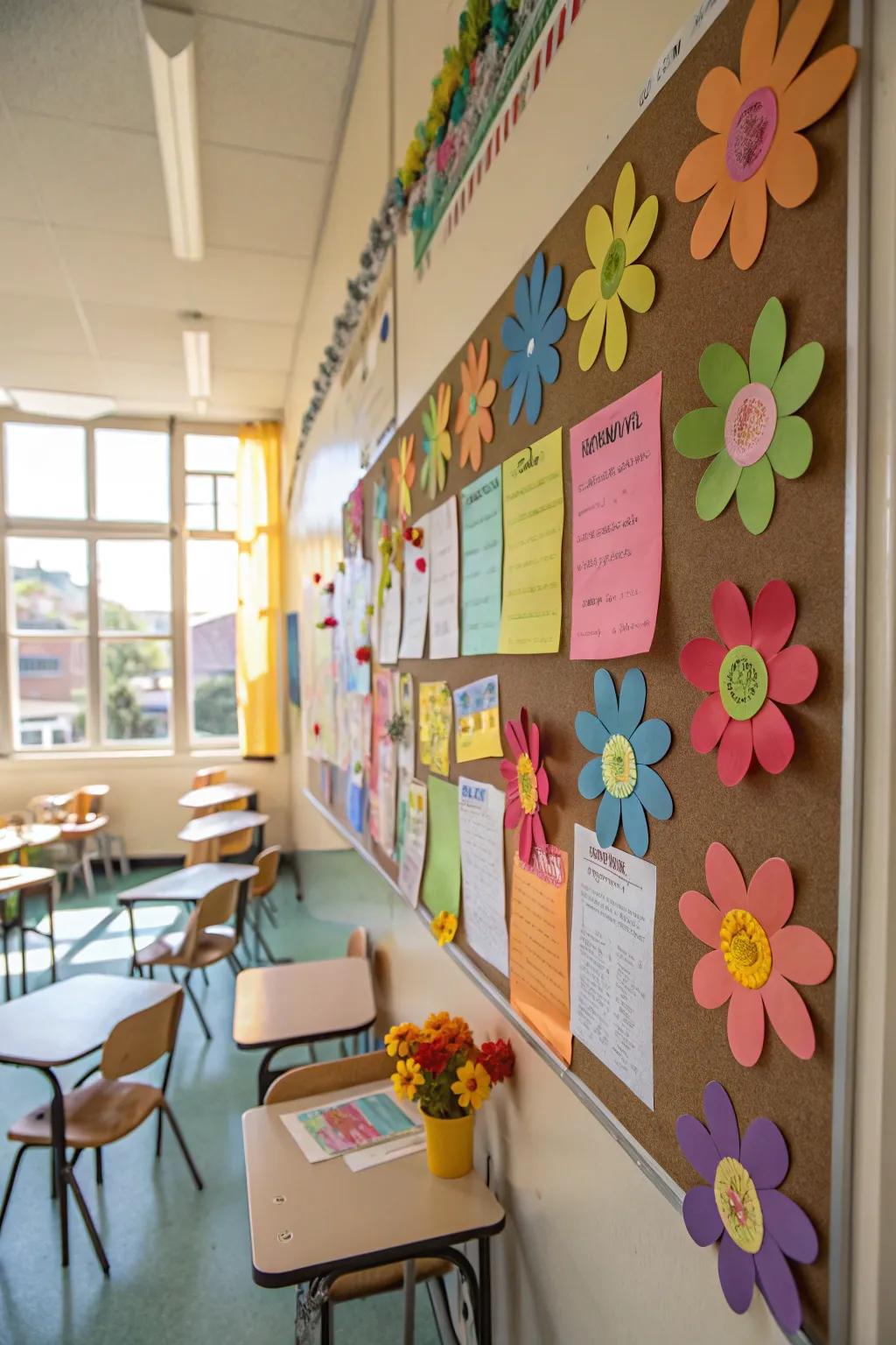 A field of aspirations blooms, inspiring growth and success.