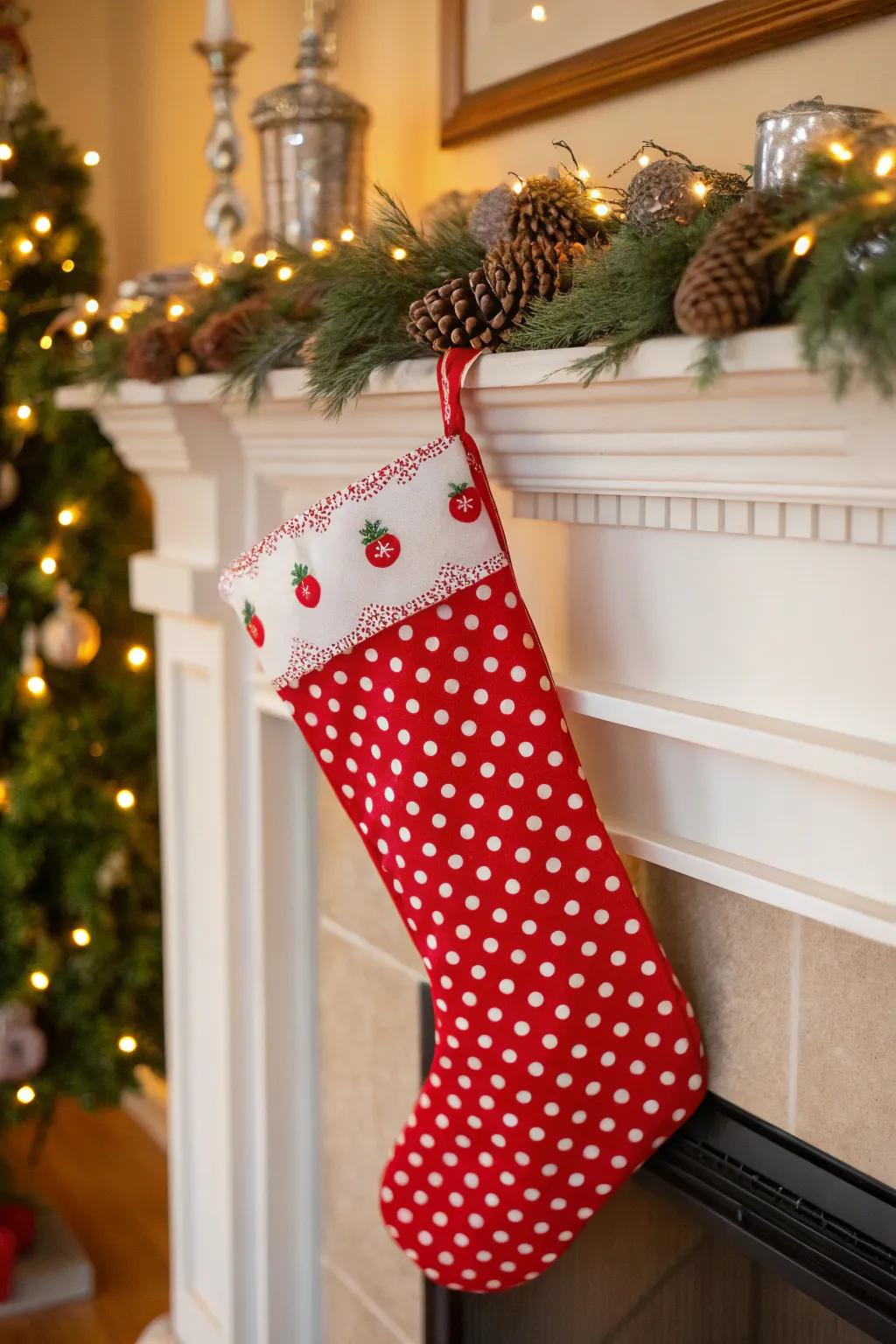 Spots inject a playful flair.