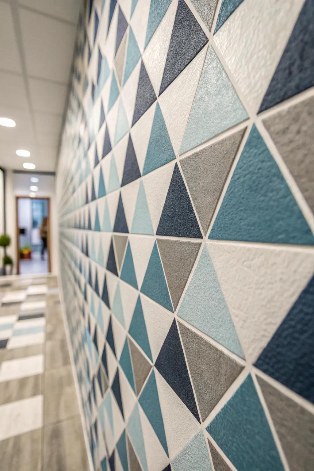 Geometric patterns give your streaming setup a modern edge.