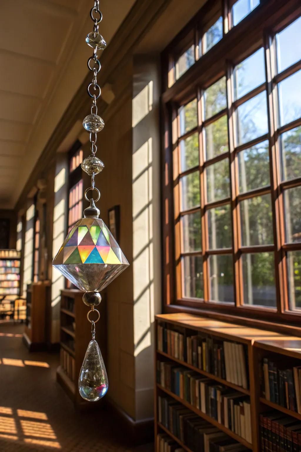 Mystical refractions with mirrored prisms.