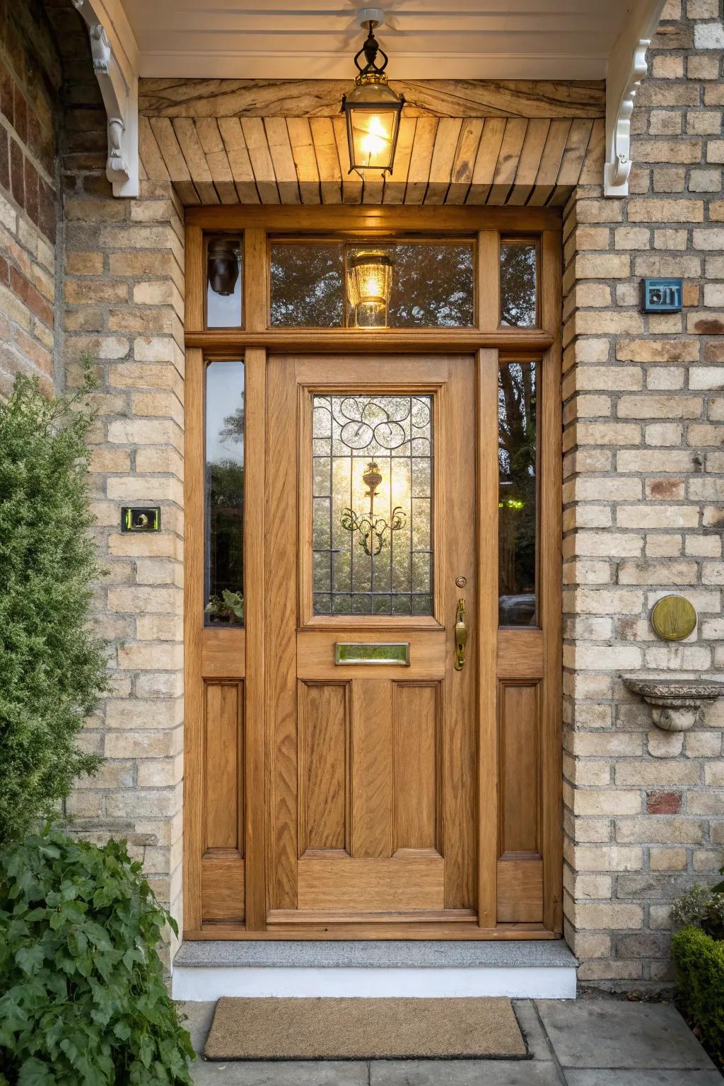 Untreated timber finishes offer warmth and timeless elegance.