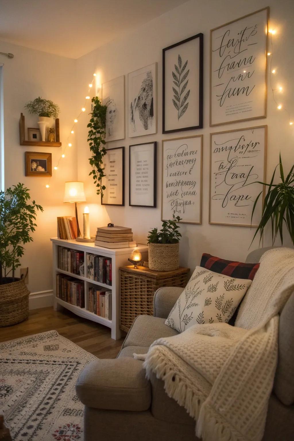 Handwritten styles radiate warmth and individuality.