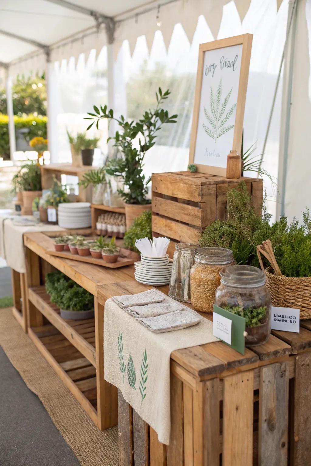 Sustainable materials reflect eco-conscious values and attract like-minded customers.