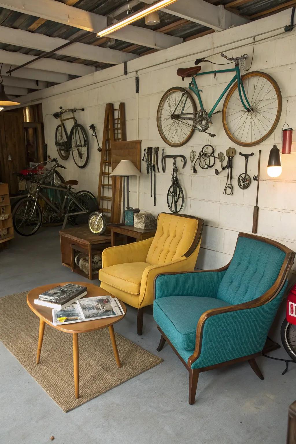 A cozy relaxation spot offers a perfect spot for relaxation.
