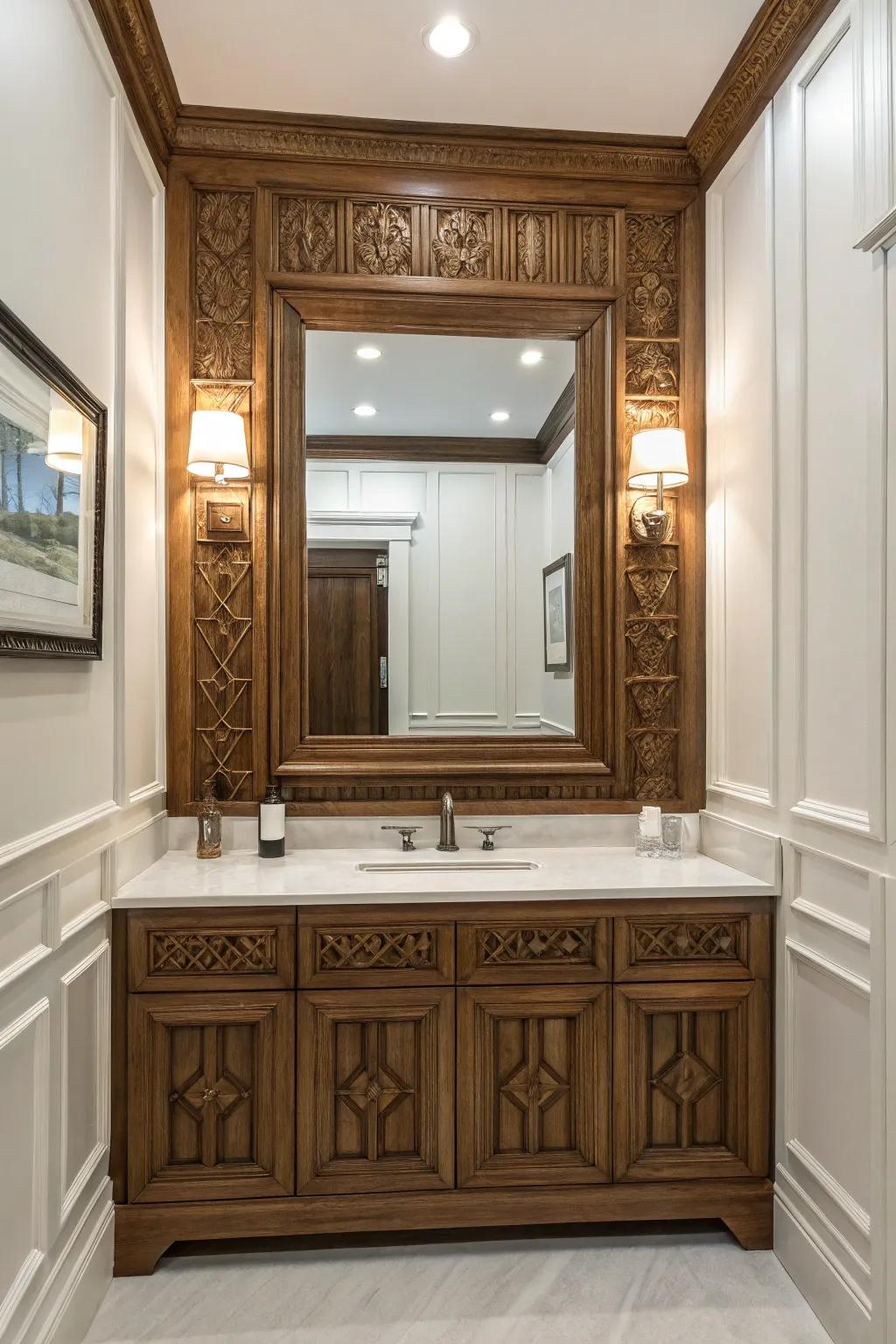 Accenting reflectors using paneling improves dimension and class.