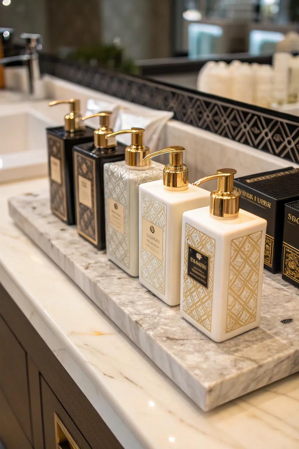 Premium hand creams offer a pampering experience for wedding attendees.