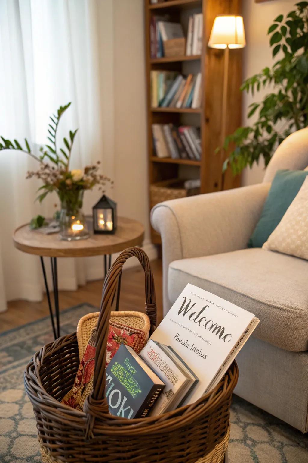 A considerate publication pick enriches visitor's leisure moments.