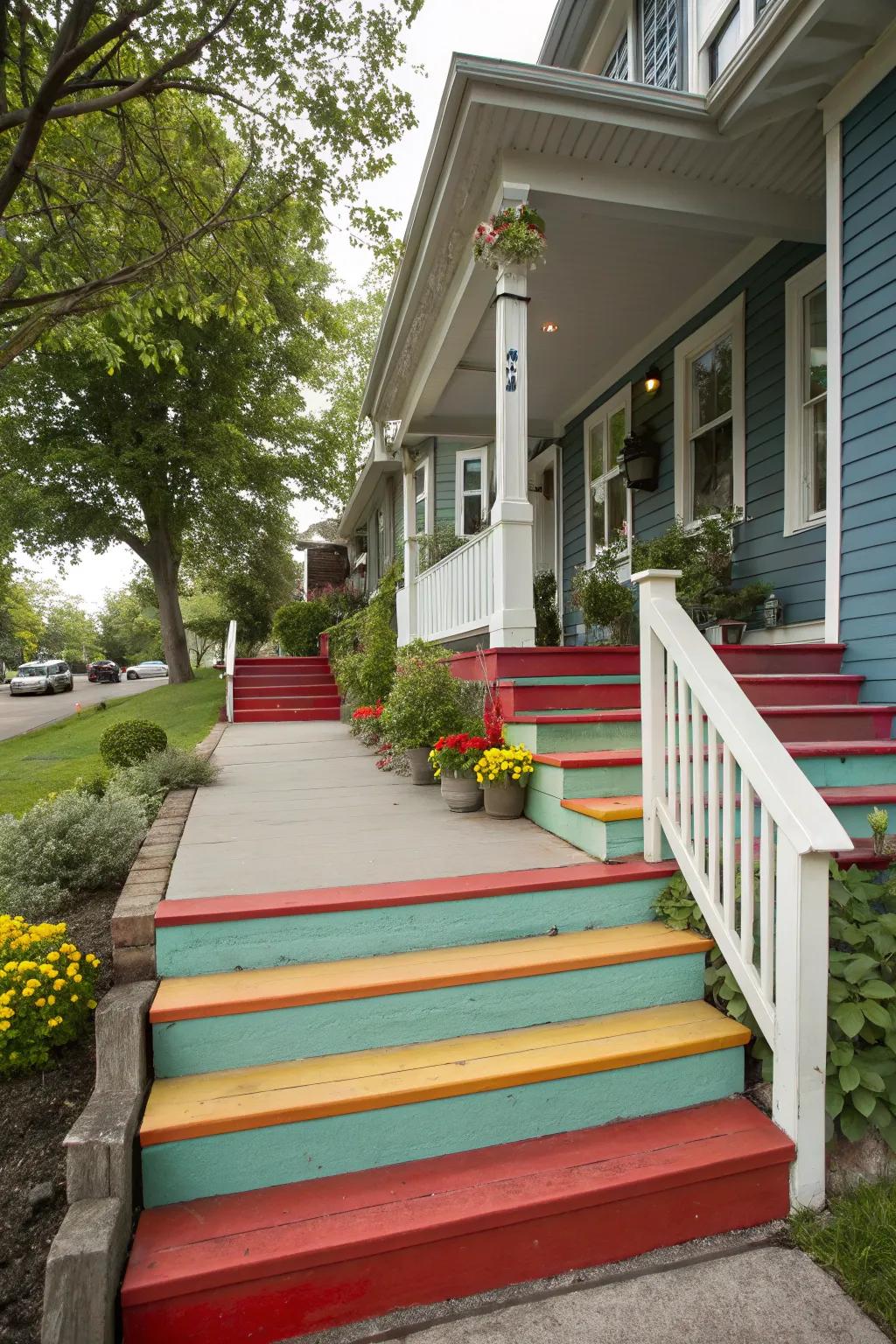 Striking colors make a bold statement.