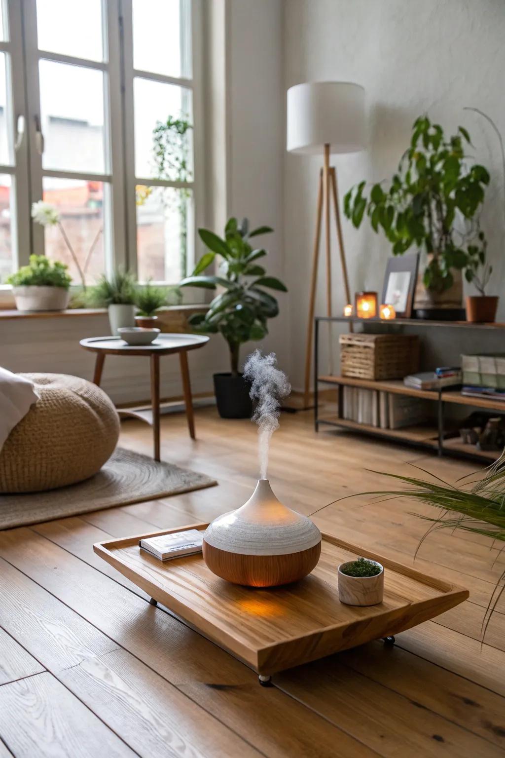 Natural scents like lavender promote relaxation.