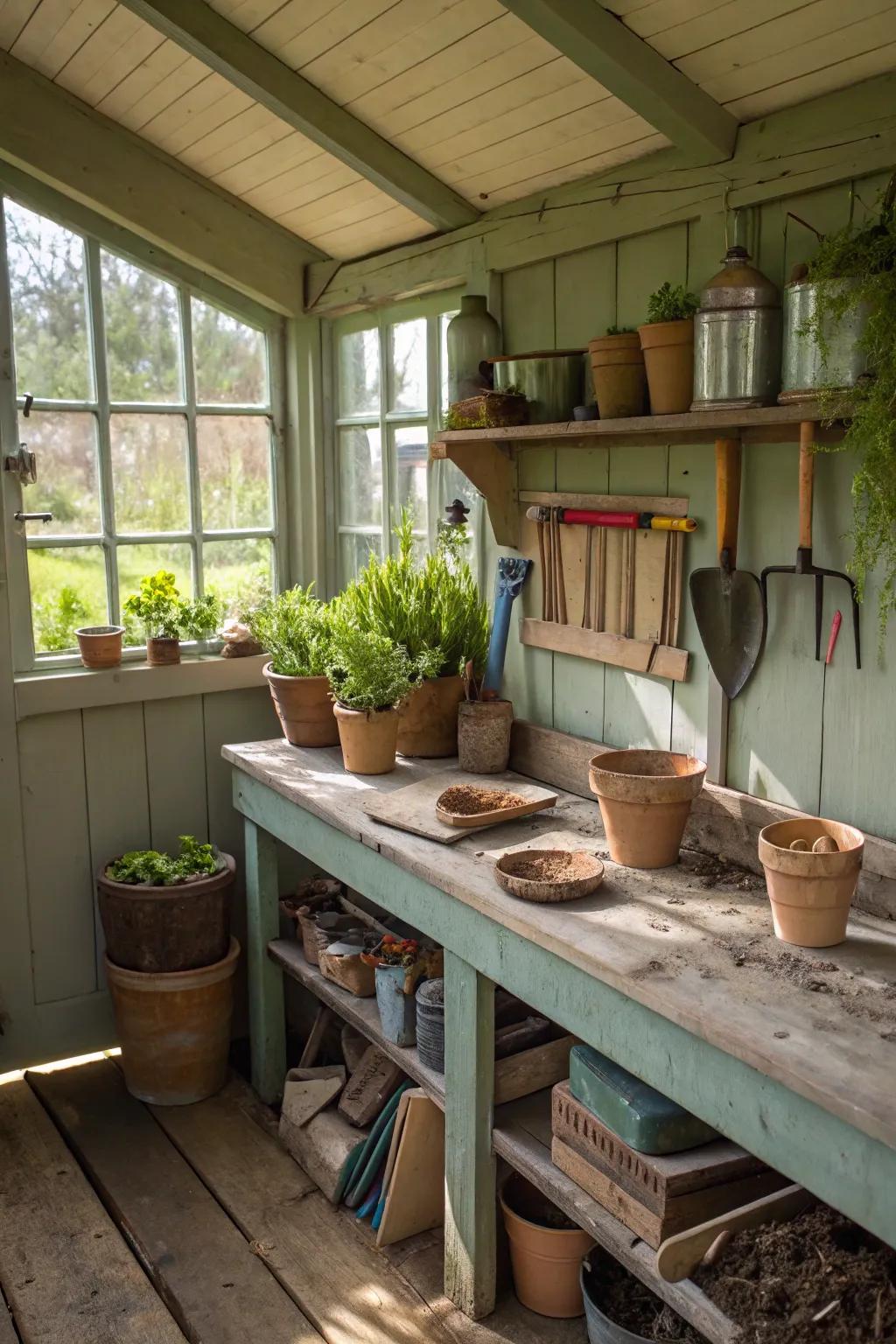 Cultivate your gardening passion in a dedicated growing center.