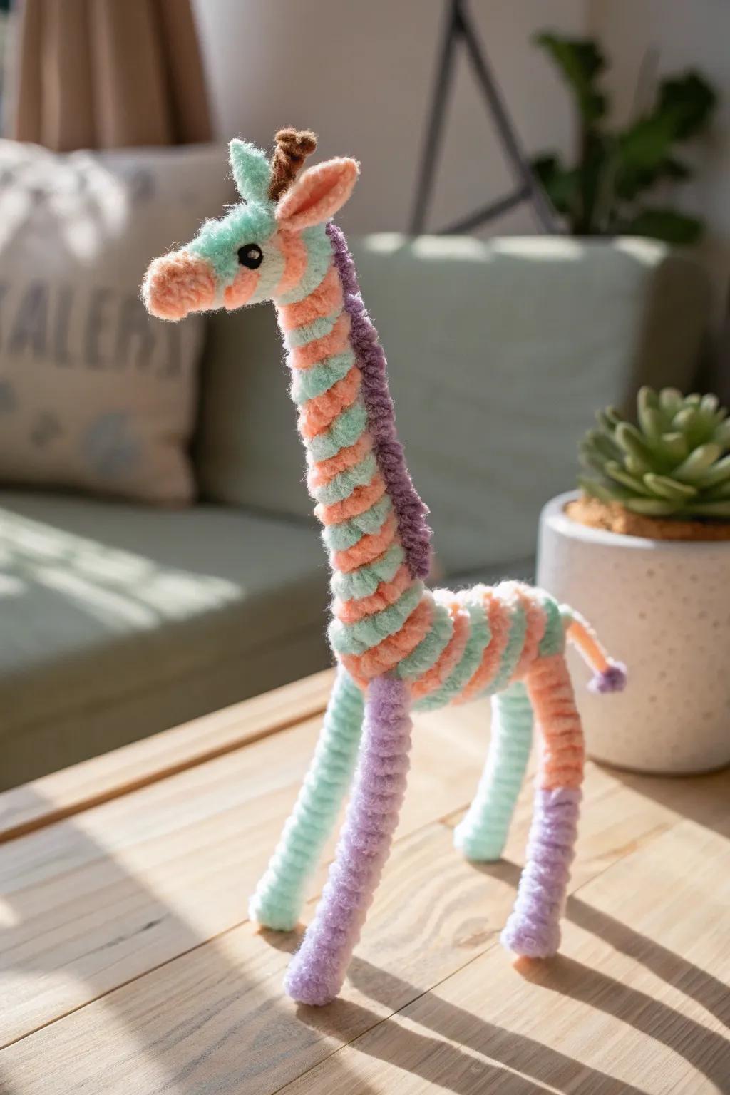 Unleash your child's creativity with charming pipe cleaner animals!