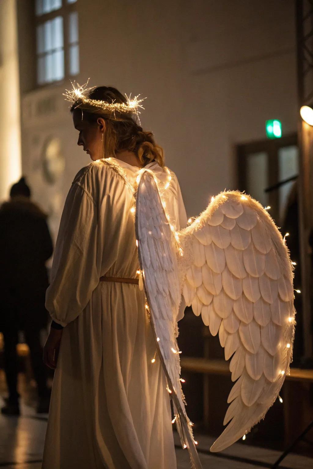 An angelic presence with a heavenly touch.