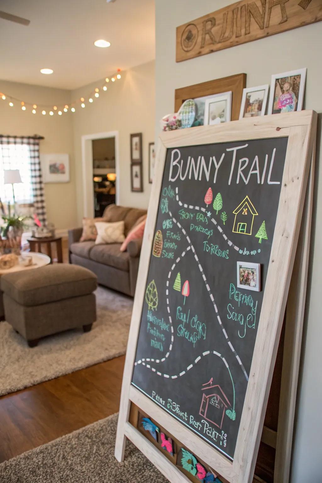 Follow the bunny trail to spring treasures.