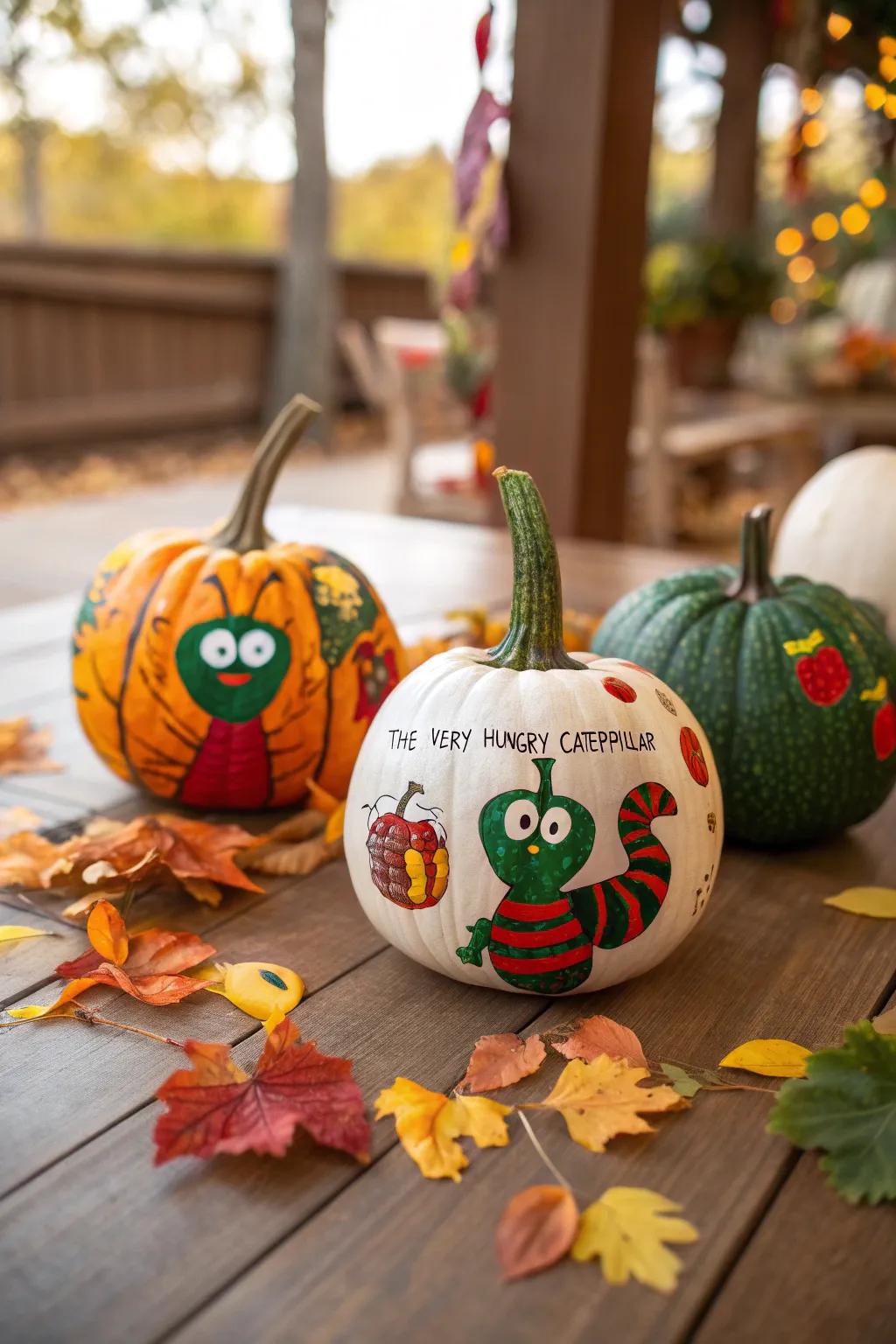 Storybook persona gourds breathe tales to existence.