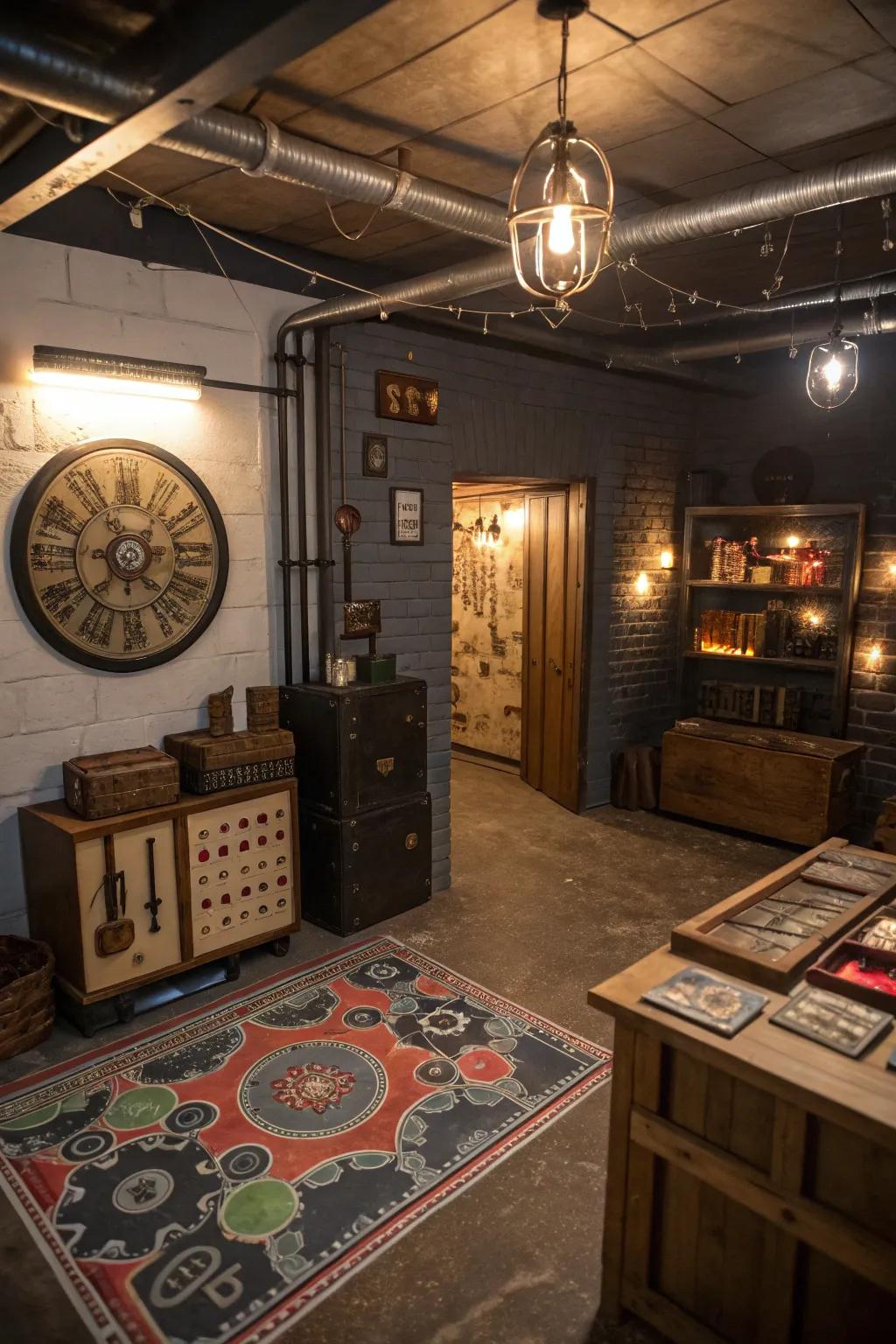 Immerse yourself in an exciting puzzle room experience at home.