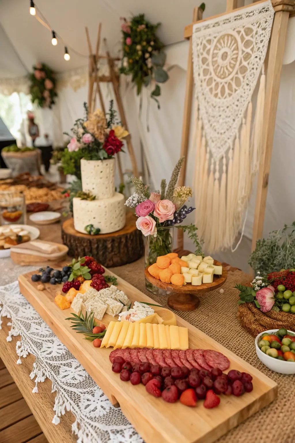 A curated cuisine station is a hit for casual dining.