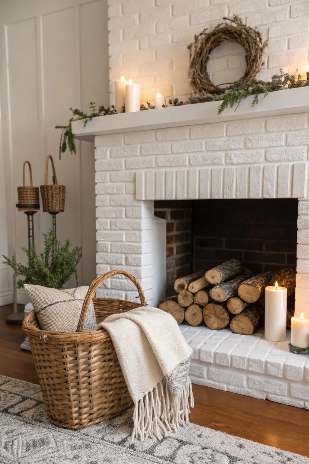 A pristine fireplace complete with updated accessories can seem entirely new.