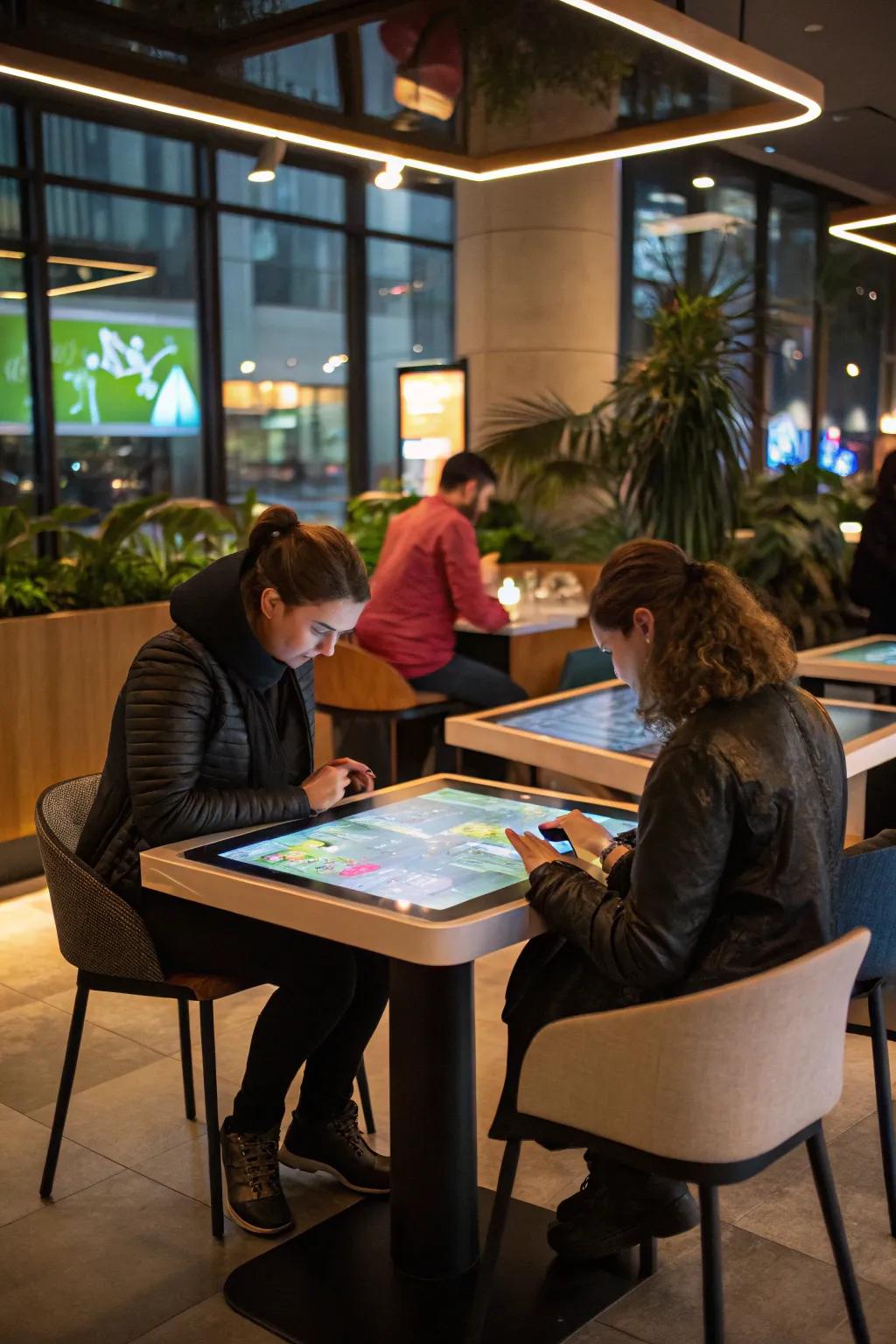 Surfaces that entertain with technology.