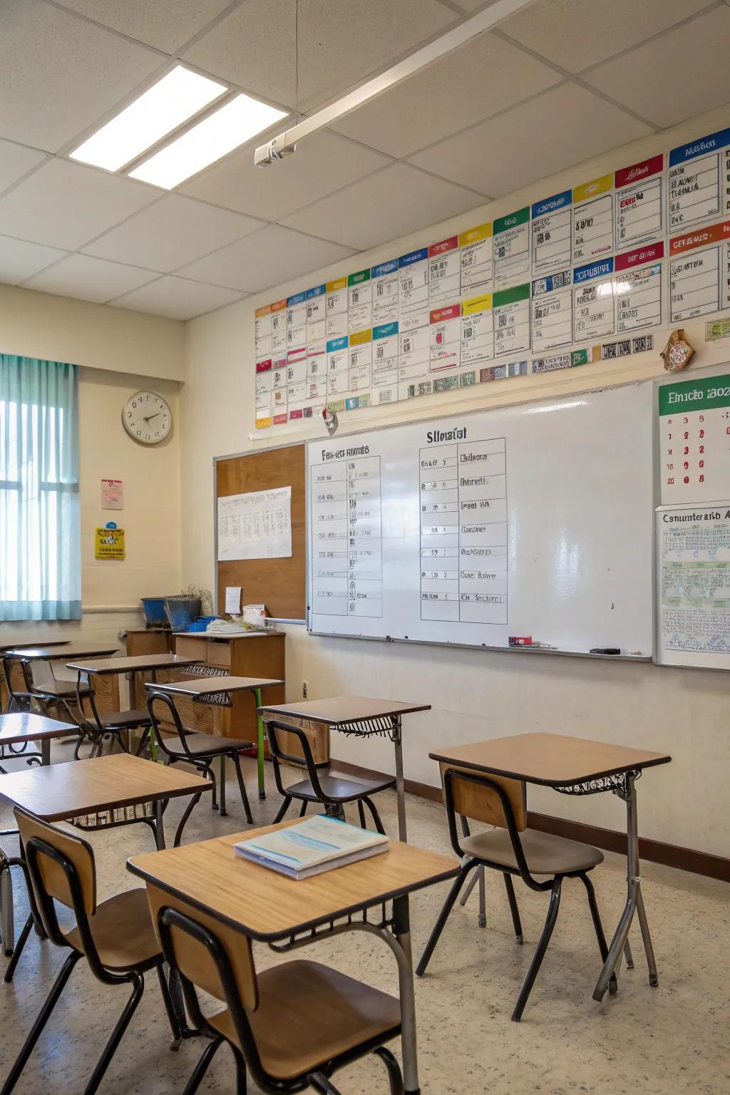 Decisive patterns contribute to a structured and serene setting.