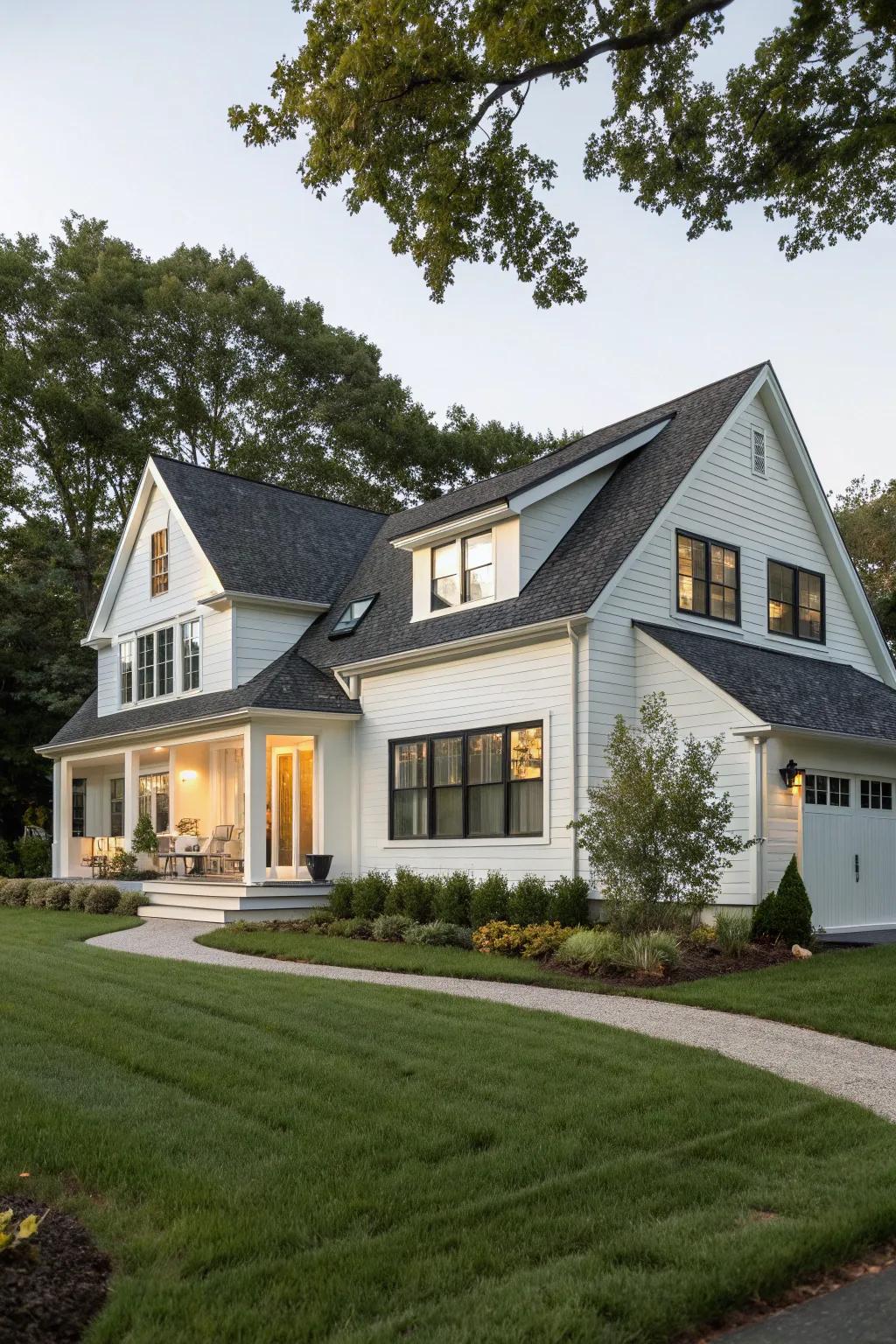 A new roofline refreshes your home's exterior.