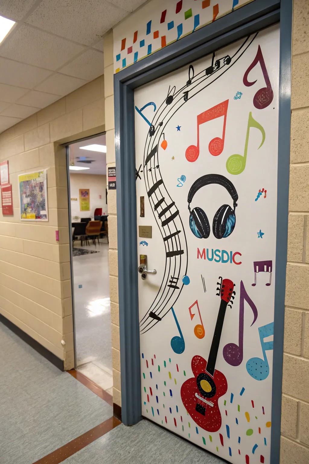 Strike a chord using a music-centered career door.