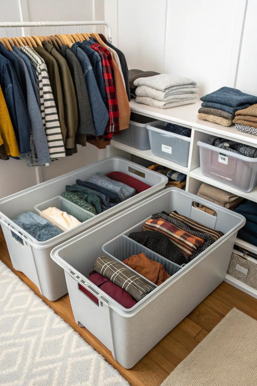 Seasonal organization helps you maintain a wardrobe that feels fresh and uncluttered.