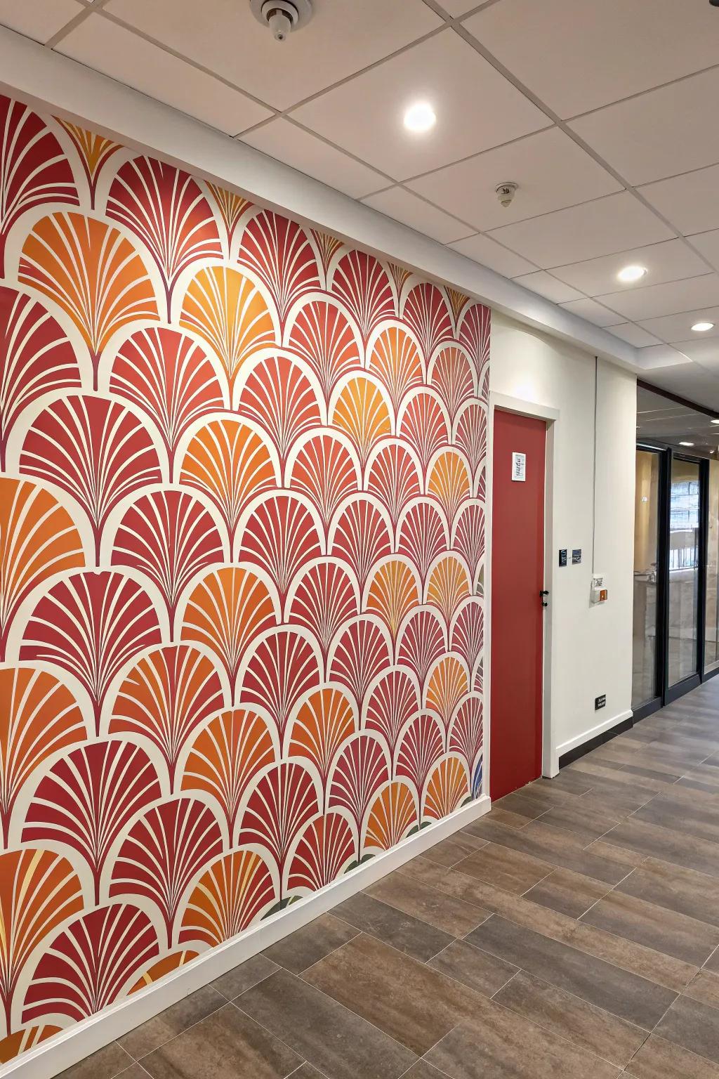 Short-term wall covering offers a swift decor change.