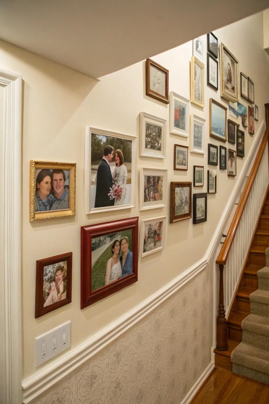 Circumscribe visuals around edges, achieving a seamless visual progression.