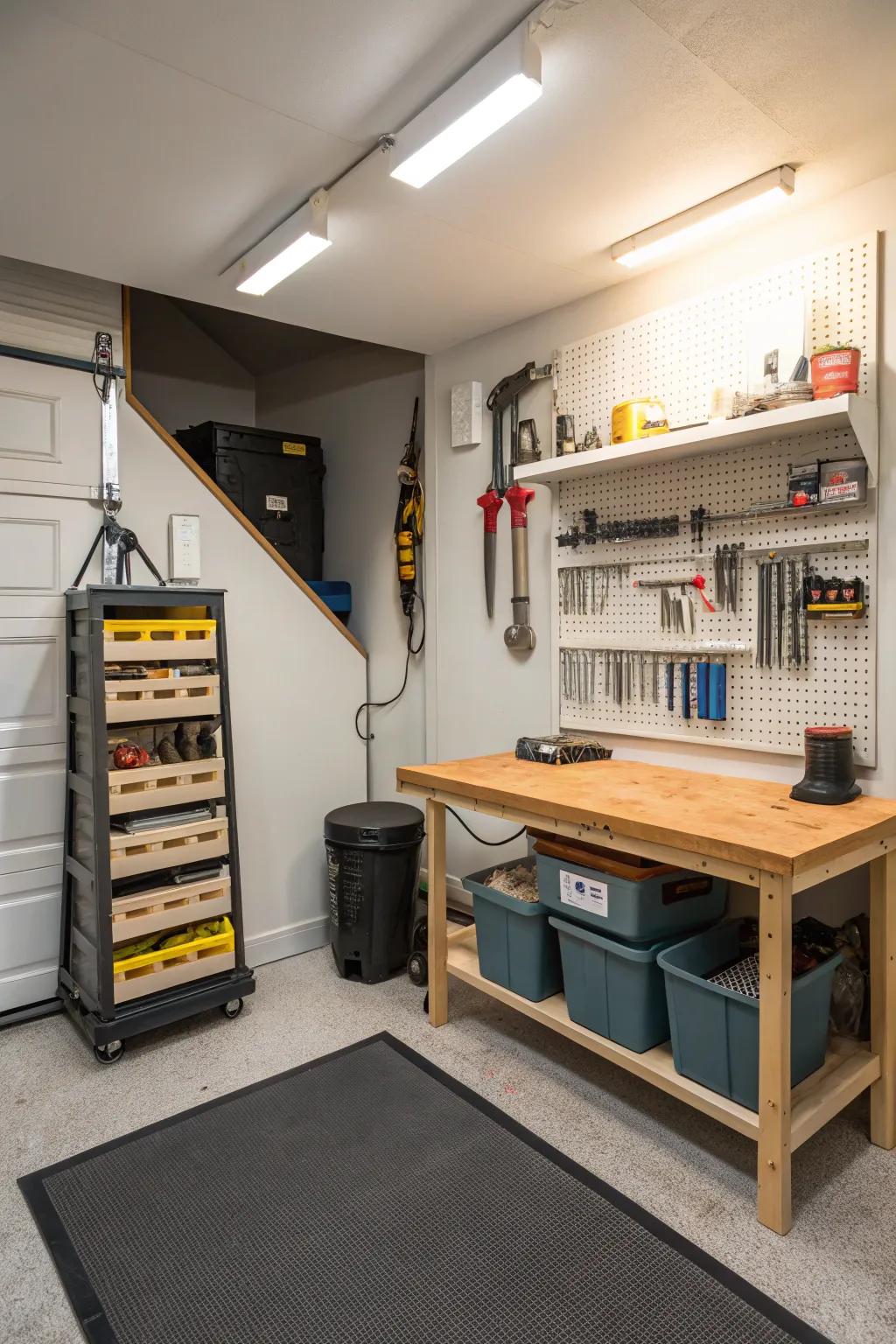 Turn your underhouse area into a flexible space with lots of uses.