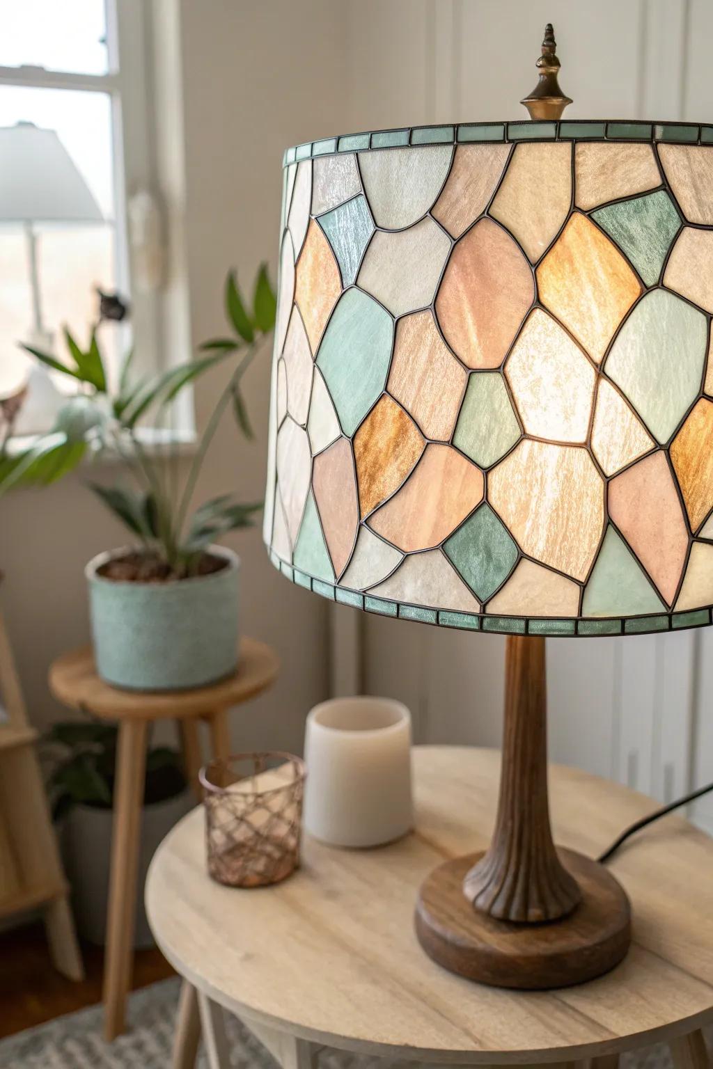 With the art of simulated stained glass, you can illuminate your space, where simplicity and striking elegance collide.