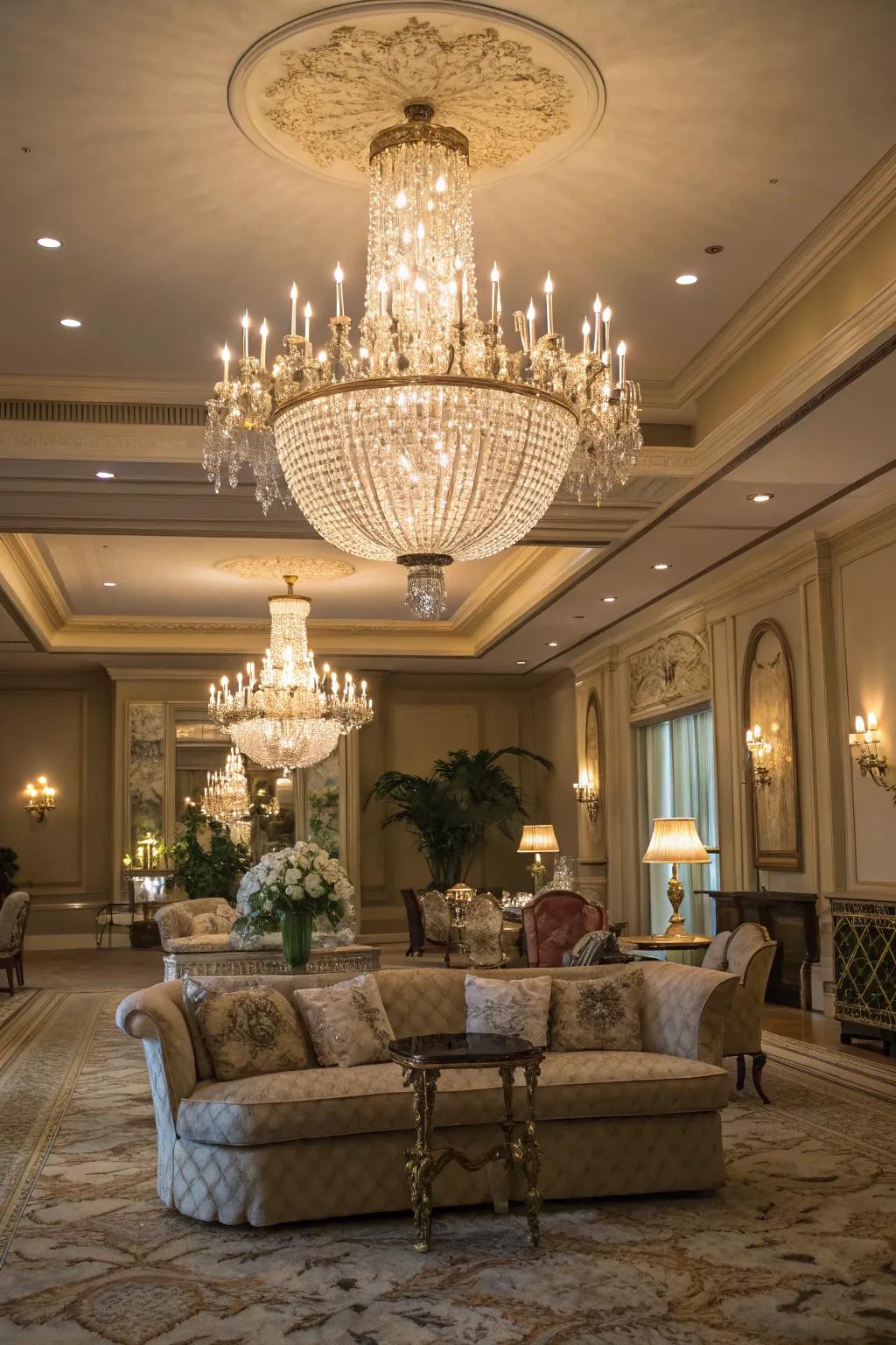 Lighting is a key feature of design.