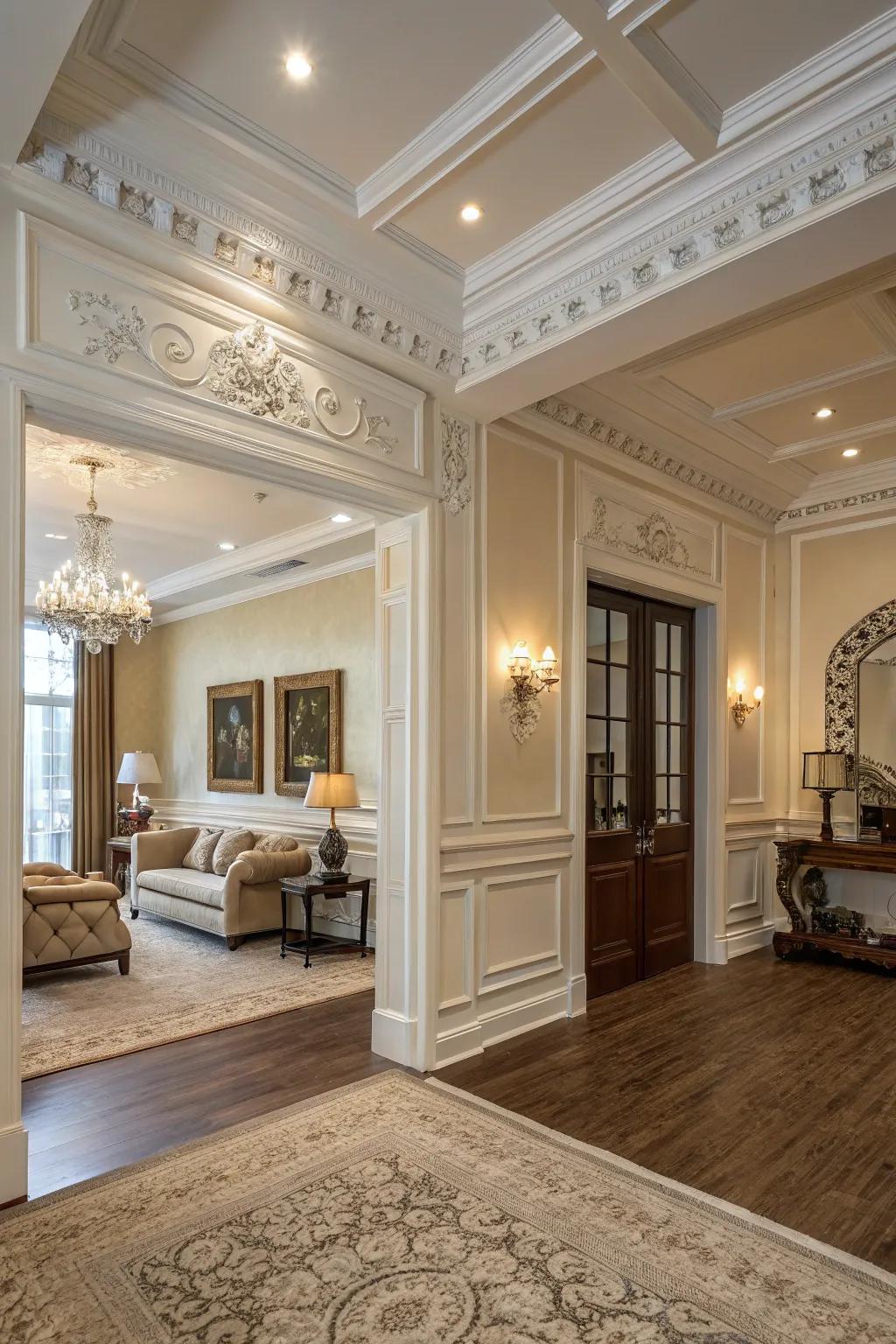 Decorative edges add elegance and individuality to your home.